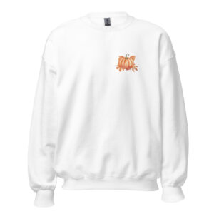 Sudadera Calabaza y Hojas Secas