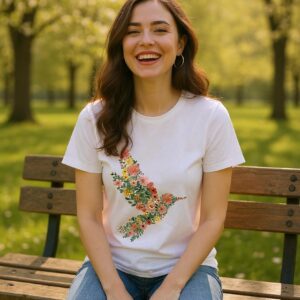 Camiseta Colibrí floral