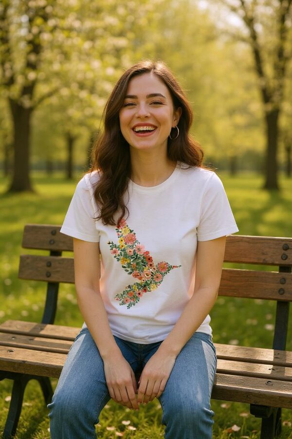 Camiseta Colibrí floral
